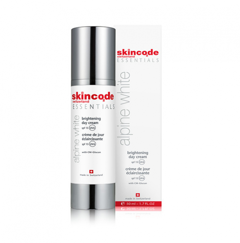 Kem dưỡng trắng da đột phá ban ngày Skincode essentials alpine white brightening day cream spf 15